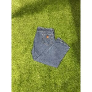 Vintage Late 90s Carhartt B17 Work Jeans 44x28 – Heavy Duty Denim